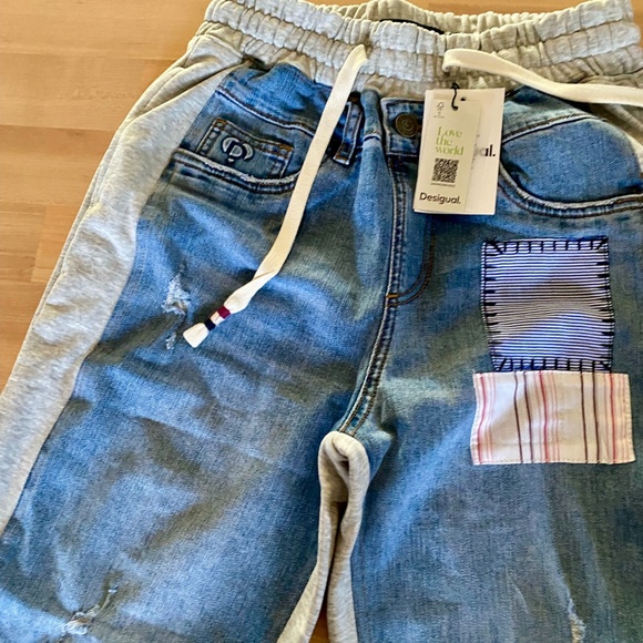 Hybrid denim joggers - Womens size Small - Picture 2 of 5